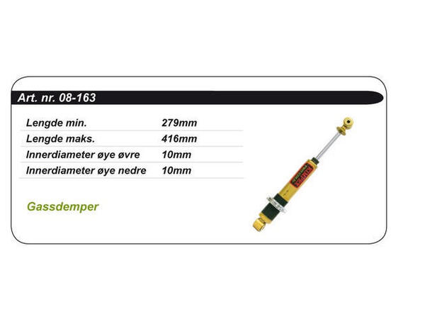 Støtdemper Polaris Kimpex Gold - Gass 7041918 